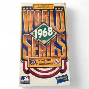 1968 World Series VHS - Detroit Tigers vs St. Louis Cardinals Blockbuster Tape